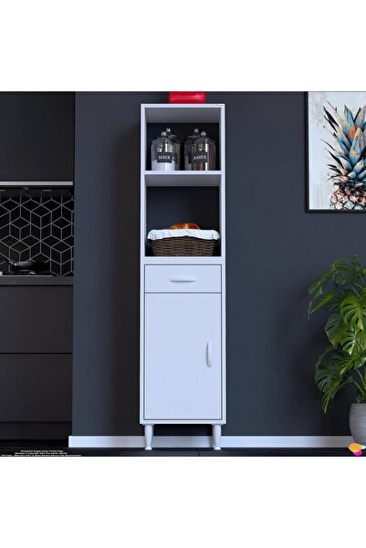 Modilayn VİO Fırın Dolabı (35x163,4x32.5 cm) Çekmeceli Kapaklı Mini/Midi Mikr...