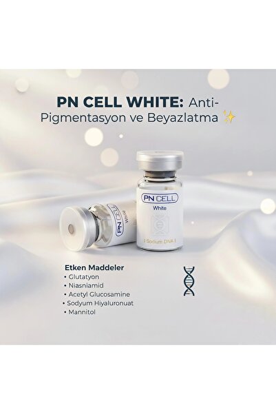 PN CELL White PARİS IŞILTISI - 1 Flakon 5 ml ! - Anti-Pigmentasyon ve Beyazla...
