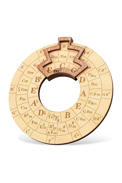 Choice A Wooden Melody Tool Round Circle of Fifths Wheel Melody Chord Tool Mu...