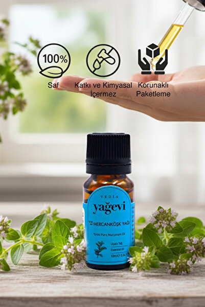 Yağevi Mercanköşk Yağı 10 ml %100 Saf Mercanköşk Uçucu Yağı