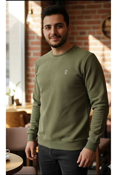 ZENGOLL & RAMİRES سترة سيلانيك ذات قصة ضيقة وياقة دائرية وأكمام طويلة مع أطراف مضلعة في الأسفل