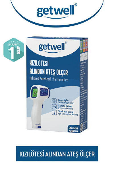 Getwell Temassız Alından Ateş Ölçer Kızılötesi Dijital – Yetişkin & Bebek & Çocuk