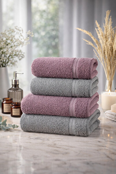 Elaganya طقم حمام حمام فاخر 100% قطن 1200 جرام