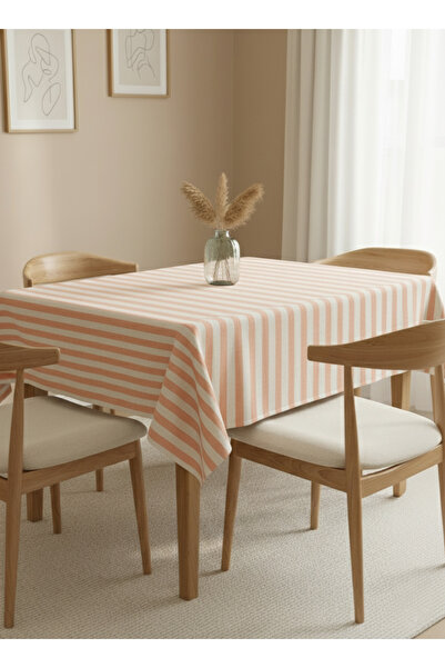 Markaev Натуральна бавовняна скатертина в смужку MSAORT0023
