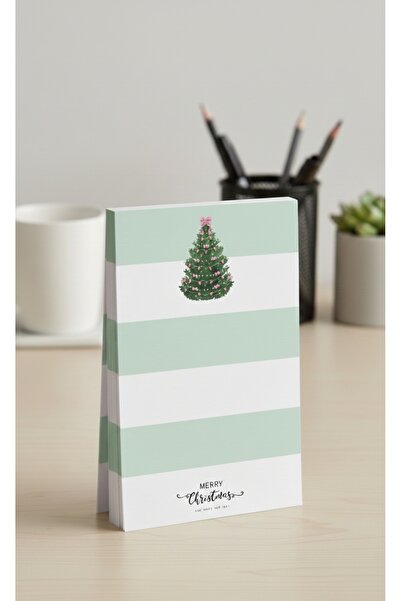 pnkycrco A6 Boyut Yılbaşı Bloknot Notepad Not Defteri To do List Memopad 50 S...