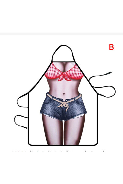 HelloBeautiful Komik  Sexi Mutfak Önlüğü Model 6