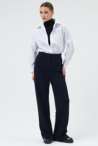 Rays 5012 Pantaloni cu fermoar bleumarin