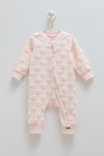 Caramell Cute Dreams Heart Detail Sleeping Bag - Tog 1.0 Pink