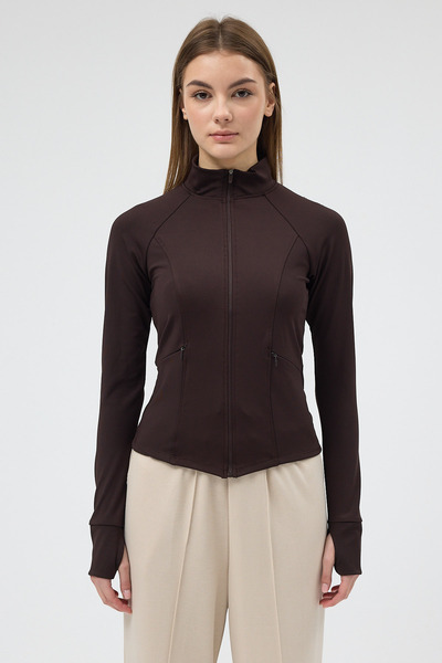 Rays Sweat sport cu fermoar Bitter Brown 3196