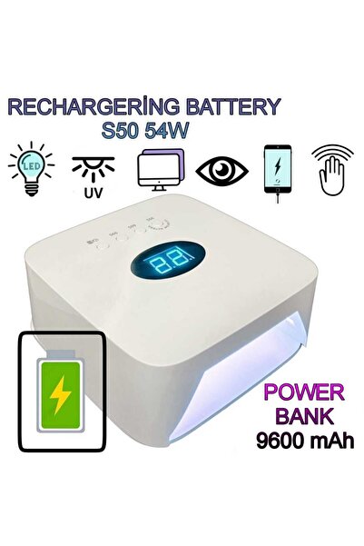 ECLAT ŞARJLI UV/LED TIRNAK KURUTUCU LAMBA S50 54W
