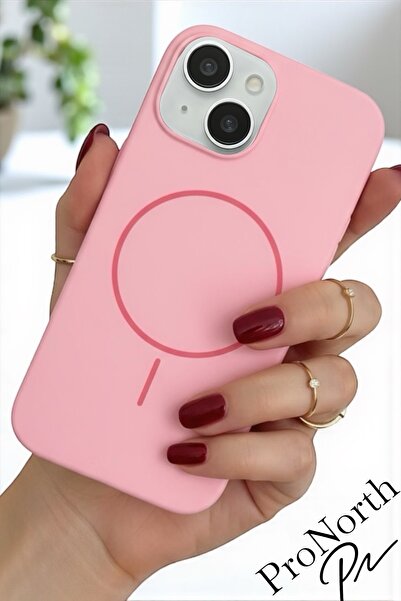 ProNorth IPhone 13-14 Uyumlu Kılıf Kablosuz Şarj Destekli Premium Sıvı Siliko...