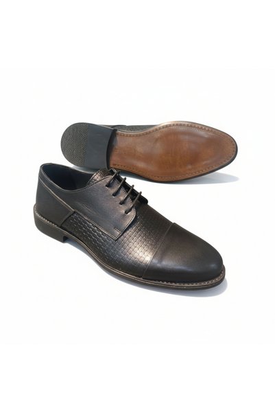 abar classic men's leather derby shoes