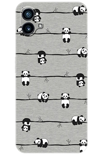 NOTHING Phone 1 (2023) Uyumlu Kılıf Desen Baskılı Silikon Pandalar STK:751 CP...