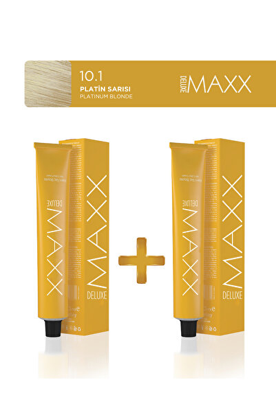 MAXX DELUXE 2'li Tüp Saç Boyası 100 ml 10.1 Platin Sarısı