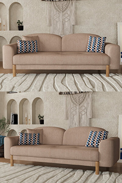 Modalife Bohem Plus Kanepe, Üçlü Koltuk, Salon Oturma Odası Üçlü Kanepe, Yata...