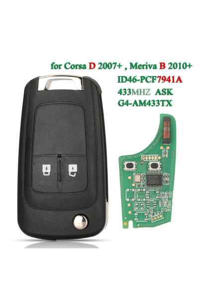 Choice1 مفتاح التحكم عن بعد jingyuqin G4-AM433TX 433Mhz ID46-PCF7941 مفتاح ال...