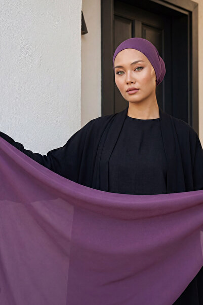 Aisha's Design Set dublu șal creponat și bonete din bumbac pieptănat, PS-50, ...