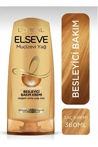 ELSEVE Mucizevi Yağ Besleyici Bakım Kremi Amla Yağı 360 ml