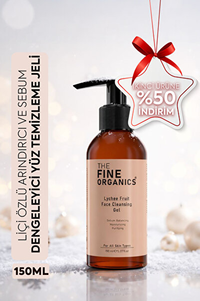 THE FINE ORGANICS Liçi Özlü Arındırıcı & Sebum Dengeleyici Yüz Temizleme Jeli 150ml