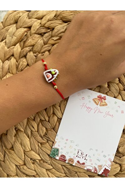 IM ATELIER Yılbaşı Bilekliği Kardan Adamlı