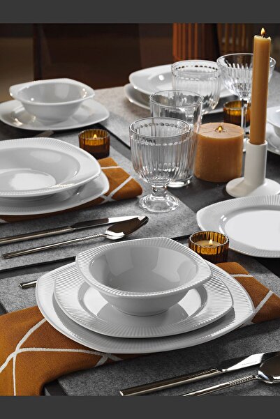 Kütahya Porselen Çisil 48 Parça 12 Kişilik Yemek Takımı