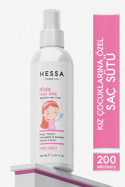 HESSA COSMETİCS Kız Çocuk Saç Sütü