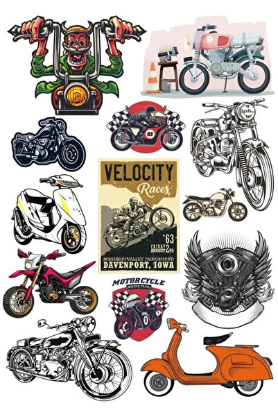 Reysa Tasarım مجموعة راكب الدراجة النارية والمحرك 3 12 قطعة هاتف، جهاز لوحي، ...