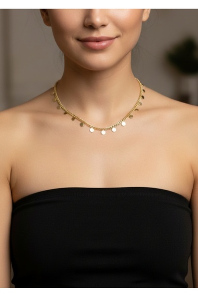 DENİZ Pullu Vip Kolye