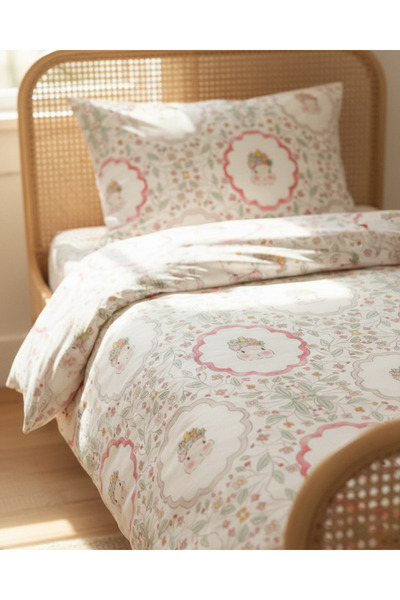 Zezig Lady Rabbit Tek Kişilik Nevresim Takımı