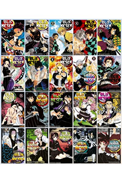 Gerekli Şeyler Yayıncılık İblis Keser (Şömizli) 1-20. Ciltler Manga Seti