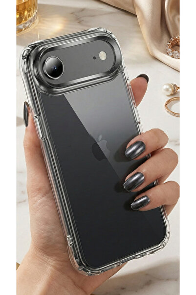 Hatreds Apple iPhone 17 Air İçin Uyumlu Darbe Emici Yumuşak Ultra İnce Sararm...