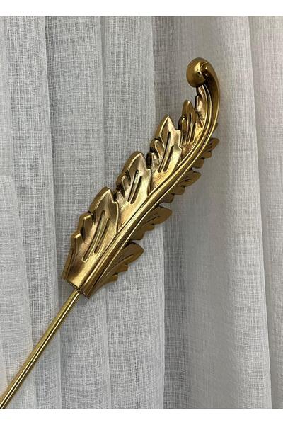 ALTINDAĞPERDE Pratik Hayalet Kol Bağı Yaprak Perde Toplama Korniş Uyumlu (1ADET)