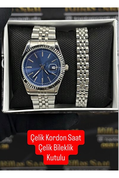 ATKGİYİM klasik metal kordonlu lüx büyüteçli takvimli günlük şık saatlerimiz ...