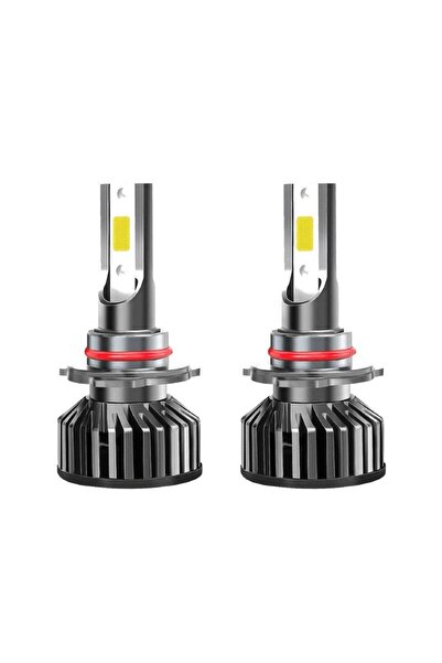 divendi-ro Set de 2 becuri LED HB4 - 9006, 100W, COB, 12000LM, 6000K, lumină ...