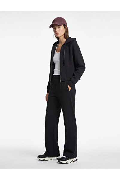 Koton Αθλητικό παντελόνι με ψηλή μέση, φαρδύ πόδι, με άνετη εφαρμογή