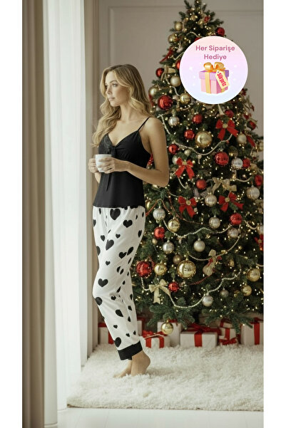 Peille beyaz çiçekli Gecelik beyaz tanga dahil askılı takım