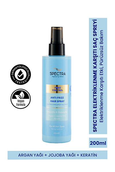 Spectra Care Elektriklenme Karşıtı (Argan Yağı + Jojoba Yağı + Keratin ) Saç ...