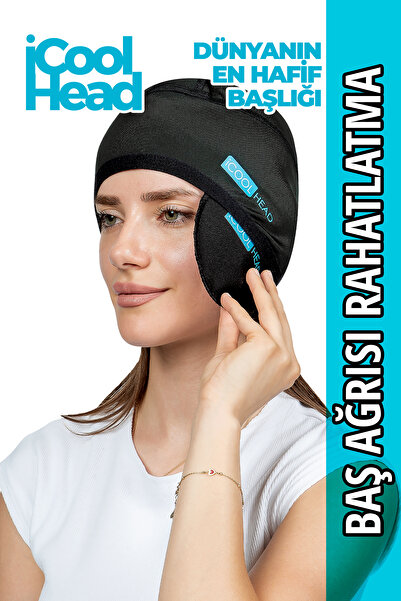 iCool Head Migren Ve Baş Ağrısı Giderici Başlık, Sıcak Ve Soğuk Kompres Şapka...