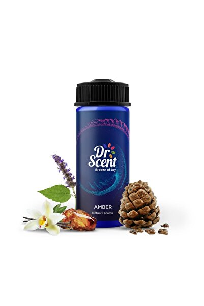 DR SCENT زيت عطري معطر جو برائحة العنبر من بريز أوف جوي - باتشولي، عنبر، فانيليا مع نفحات خشب الأرز 170 مل