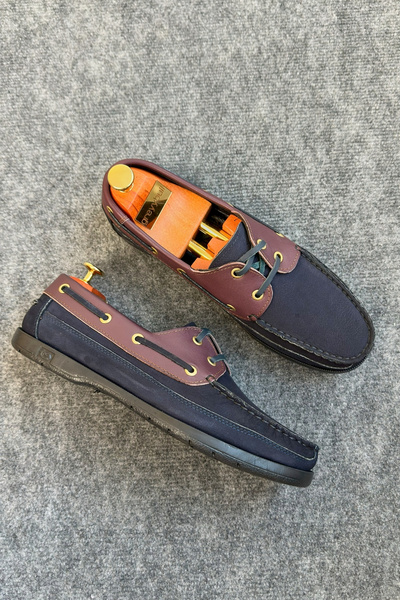 Greyybull Shoes pantofi de vară cu talpă parfumată din piele nubuc albastru b...