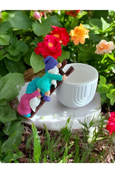 PESA Saksı süsü tırmanan gnome şans cüceleri