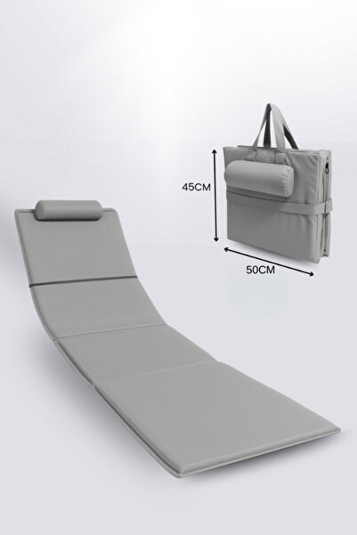 ecm proger Su Itici Kumaşıyla Şezlong Minderi - Gri