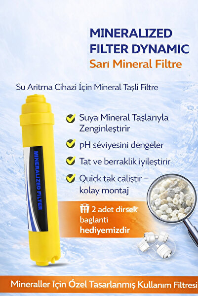 AQUA BELLA Mıneralızed Fılter Dynamic Sarı Mineral Filtre