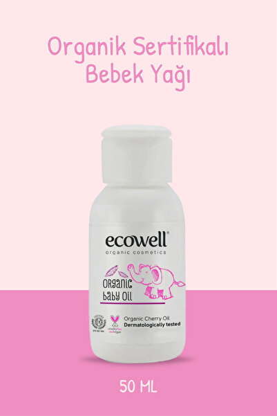 Ecowell Organik Bebek Yağı - Seyahat Boyu (50 ml)