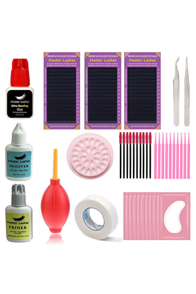 Master Lashes Ipek Kirpik Seti Profesyonel Full Set 0,07 9-11-13