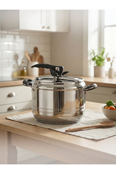 Hascevher Esila 5,0 Lt Düz Düdüklü Tencere