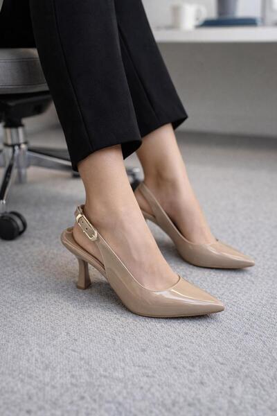 DORA SİVRİ TOPUKLU RUGAN KADIN AYAKKABI DR202564