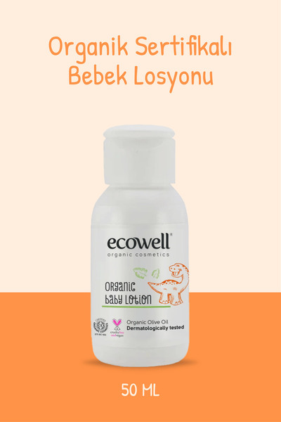 Ecowell Organik Bebe Losyonu - Seyahat Boy (50 ml)