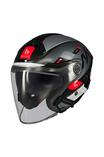 Genel Markalar MT Cosmo SV OF515SV Silence B2 Parlak Yazlık Motosiklet Kaskı