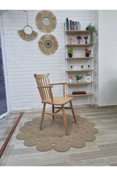 silla Concept Kollu Yıldız Sandalye Naturel Ahşap Sandalye